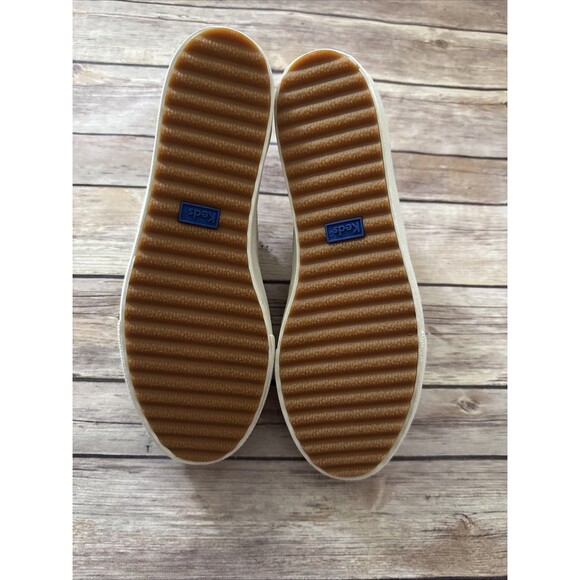 Keds Remi Slip on, Sneaker Womens, Cream Snakeskin Leather, 8 Medium - Picture 8 of 8